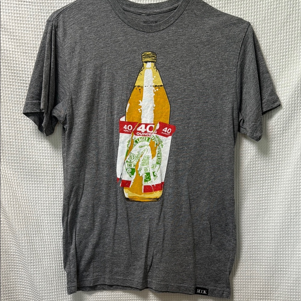 Men's Gray Graphic T-Shirt